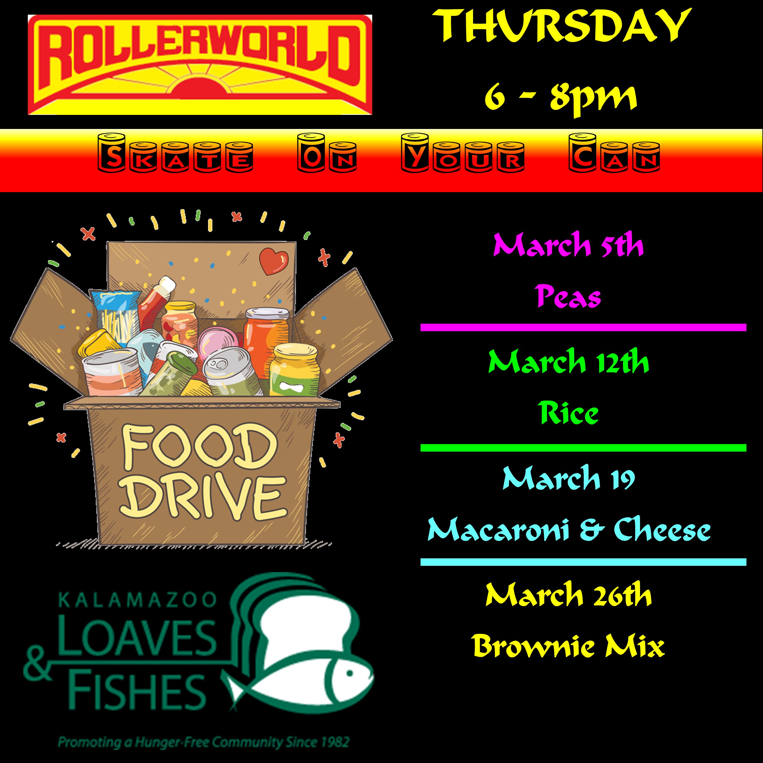 2026 Skate On Your Can March