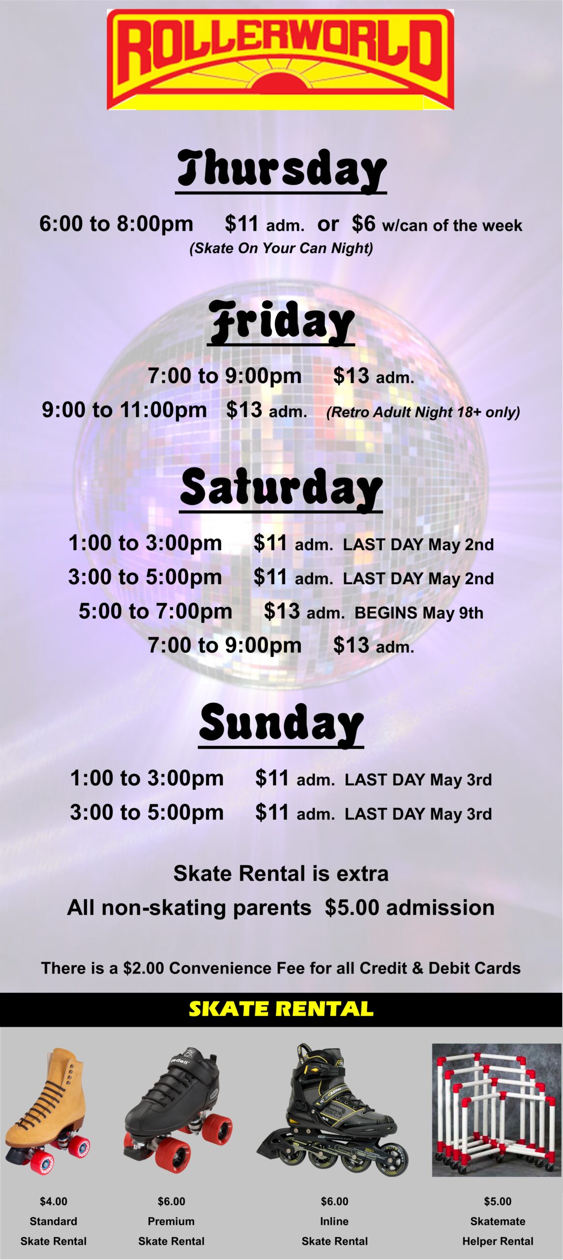 2026 Spring Hours Website